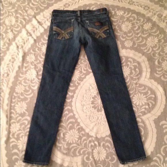 7 FOR ALL MANKIND ORGANIC COTTON SUPER SKINNY JEAN - Picture 8 of 9